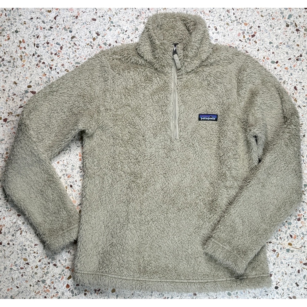 Patagonia Worn Wear Women's 1/4 Zip Long Sleeve Fleece Jacket Size Small